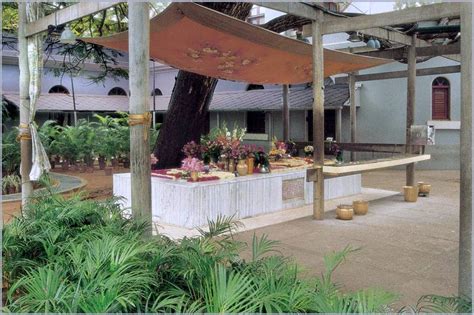 Samadhi at Sri Aurobindo Ashram, Pondicherry