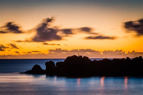 HD Wallpaper: Black Rock sunset, Kaanapali Beach, Maui | Kaanapali ...