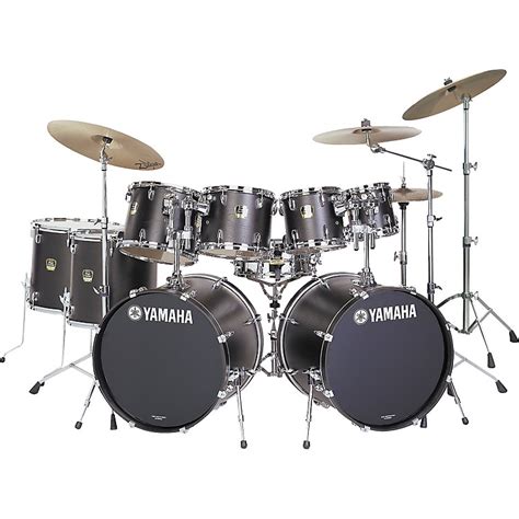 Yamaha Stage Custom Standard 9-piece Double Bass Drum Set | Music123