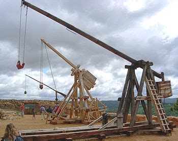 Trebuchets at Château de Castelnaud