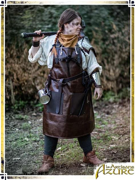 Blacksmith Apron - Leather Outfit for LARP and Cosplay