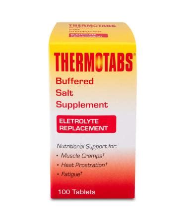 THERMOTABS Salt Supplement Buffered Tablets 100 Tablets (Pack of 2)