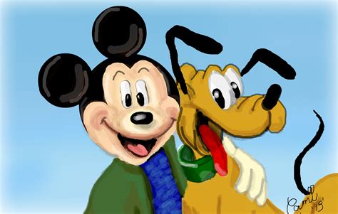 Mickey and Pluto » drawings » SketchPort