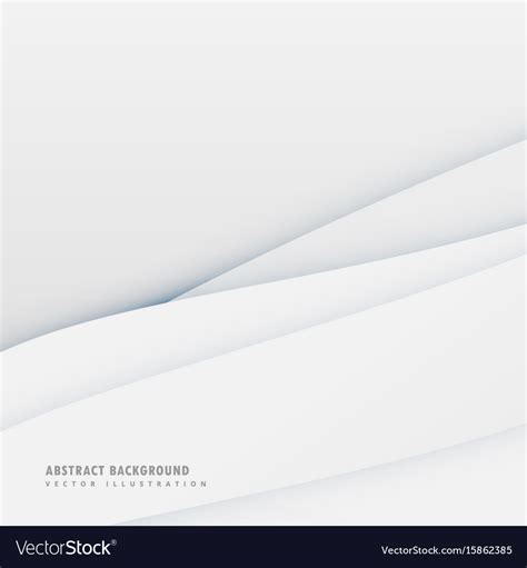 Minimal white background design Royalty Free Vector Image