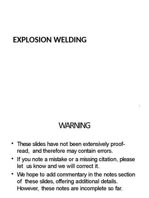 Explosive Welding | PDF | Welding | Construction