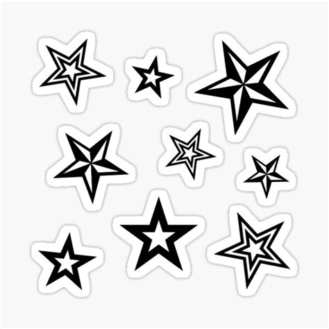 "stars" Sticker for Sale by blackbird87 | Redbubble