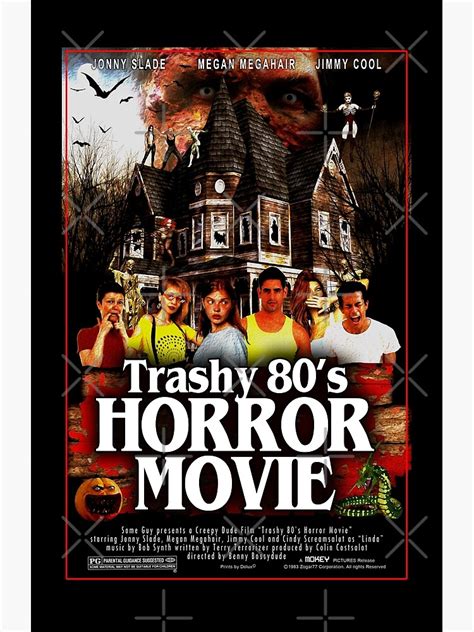 "Trashy 80s Horror Movie" Poster for Sale by Zogar77 | Redbubble