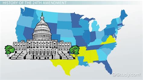 The 24th Amendment: Definition, Summary, History & Court Cases - Video ...