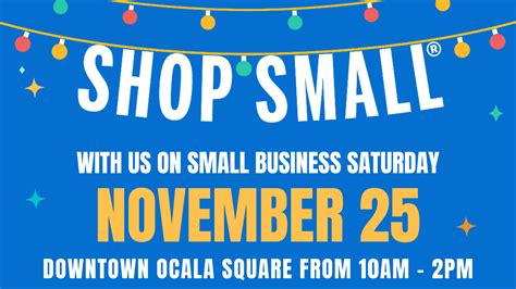 Small Business Saturday – Ocala Main Street | Downtown Ocala