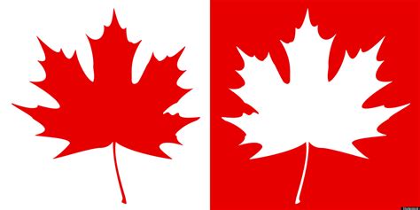 Red Canada Leaf Logo - ClipArt Best