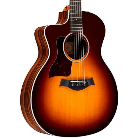 Taylor 214ce Deluxe Left-Handed Cutaway Grand Auditorium Acoustic ...