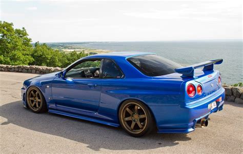 Blue Nissan Skyline R34 Wallpapers - Top Free Blue Nissan Skyline R34 ...