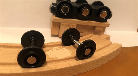 Plastic Wooden Toy Train Wheels and Axle Assembly - Etsy