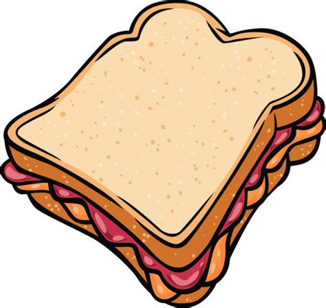 Royalty Free Peanut Butter And Jelly Sandwich Clip Art, Vector Images ...