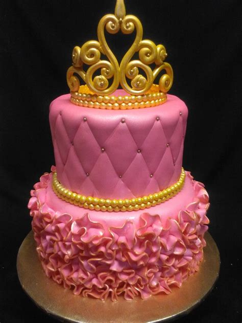 Pink Princess Crown - CakeCentral.com