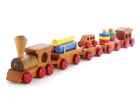 Wooden Train Set Toddler Toy | Etsy | Wooden train, Wooden toy train ...