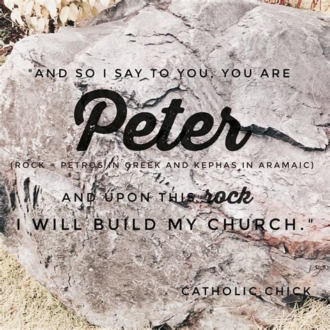 Peter The Rock Of The Church - Pet Spares