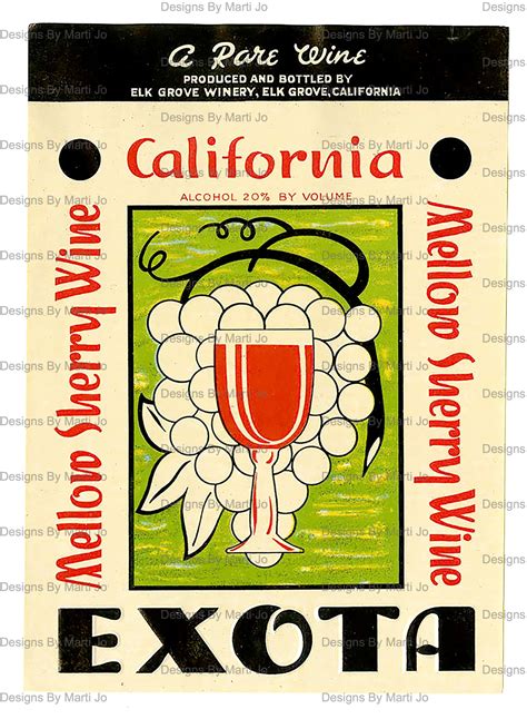 Vintage Wine Labels 75 Printable Wine Labels Digital - Etsy