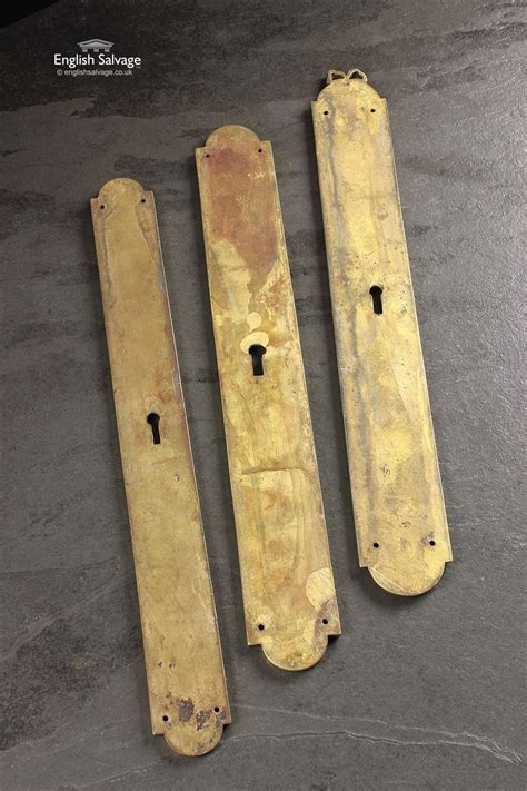 Reclaimed Brass Finger Plates