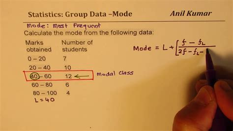 How To Find The Mode In A Grouped Frequency Table | Brokeasshome.com