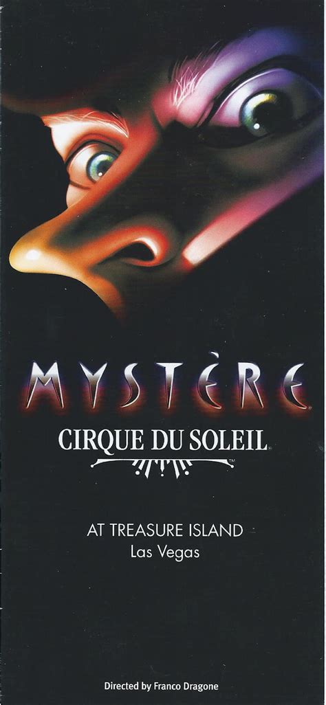 IT'S PURE ENTERTAINMENT..: MYSTERE .. CIRQUE DU SOLEIL .. TREASURE ...