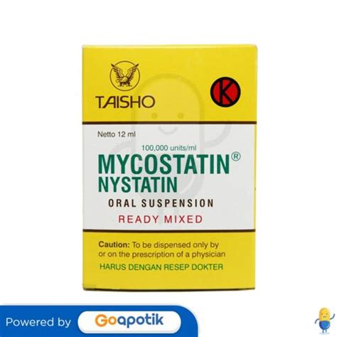 MYCOSTATIN ORAL DROP 12 ML SUSPENSI - Kegunaan, Efek Samping, Dosis dan ...