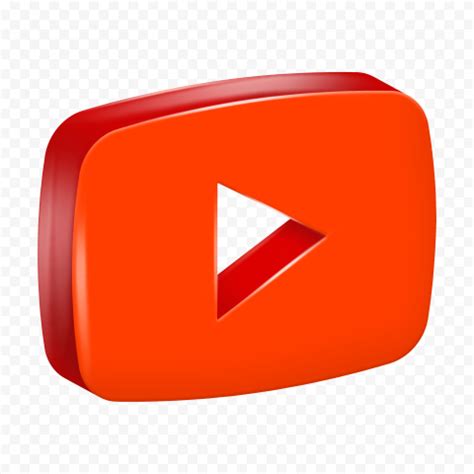 3D Youtube Logo Icon Play PNG | Citypng