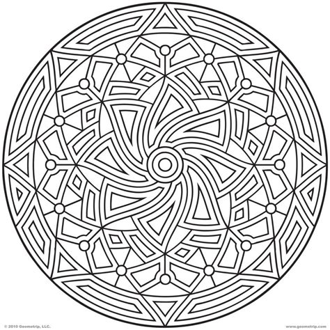 Geometric Coloring Pages For Adults - Coloring Home