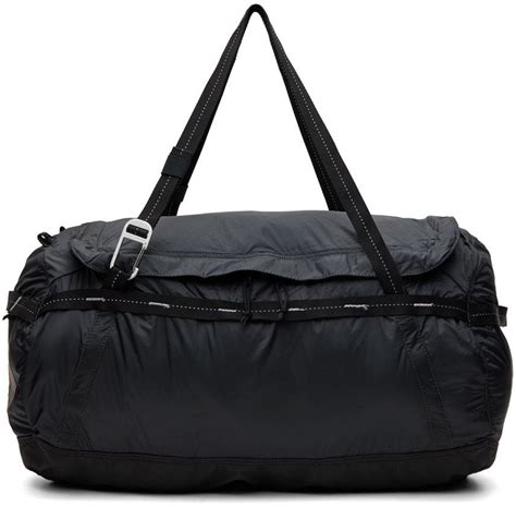 The North Face Gray Flyweight Duffle Bag in Black for Men | Lyst