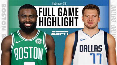 Boston Celtics vs. Dallas Mavericks [FULL GAME HIGHLIGHTS] | NBA on ...