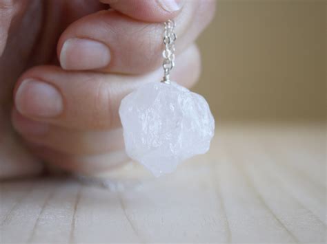 White Quartz Necklace for Healing and Harmony