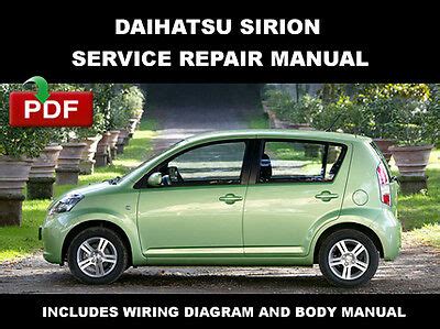 Daihatsu Sirion 2004 Service Manual - potentinsider