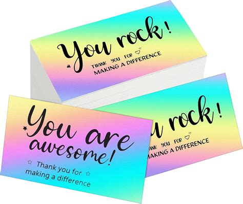 Amazon.com : 180 Pieces Appreciation Cards You Are Awesome Cards ...