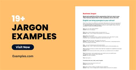 Jargon - 19+ Examples, Format, Pdf | Examples