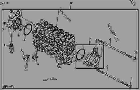 CONTROL VALVE - BACKHOE John Deere 4100 - BACKHOE - 46, 47, 48, 375 ...