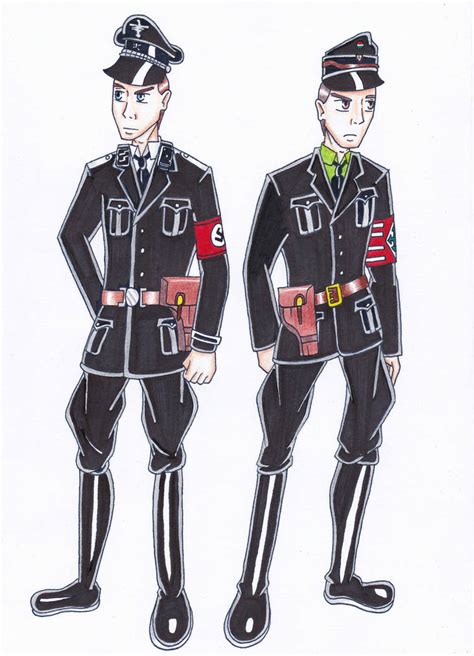 Obersturmfuhrer and Arrow Cross uniform by R7artist on DeviantArt