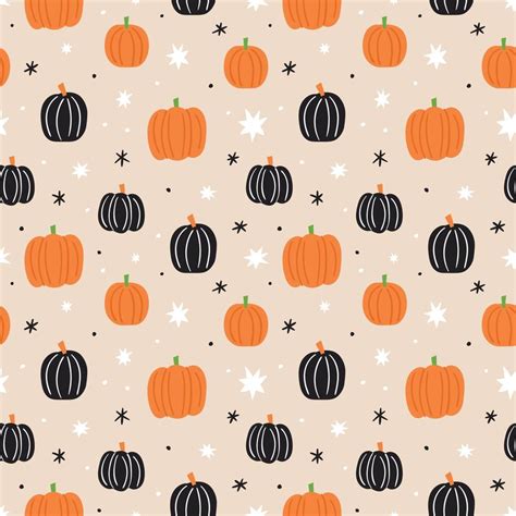 Pumpkin seamless pattern. Pumpkin background. Halloween pattern 3445432 ...