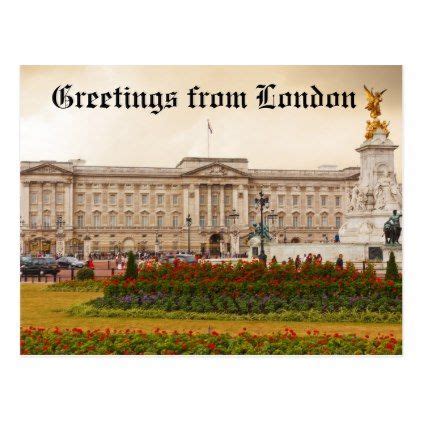 Buckingham Palace - Greetings from London Postcard - postcard post card ...