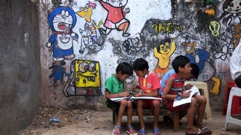 How an art school is helping slum children in Delhi | Teaching art, Art ...