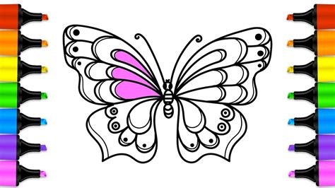 Simple Butterfly Drawings With Color Easy : It's not too hard to ...