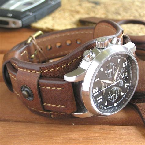 mens brown leather watch bands - Nuke Logbook Bildergallerie