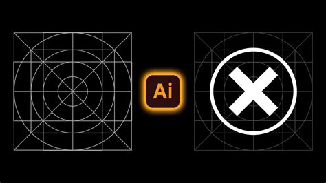 How to Draw Icons Using Grid - Adobe Illustrator - YouTube