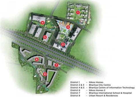 Bhartiya City Nikoo Homes Master Plan | Thanisandra Main Road, Bangalore