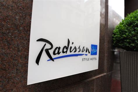 Radisson Blu Hotel Logo Editorial Image - Image: 23675315