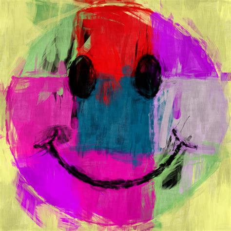 Patchwork Smiley Face Digital Art by David G Paul - Fine Art America