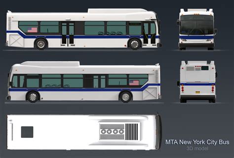 MTA New York City Bus 3D Model | ubicaciondepersonas.cdmx.gob.mx