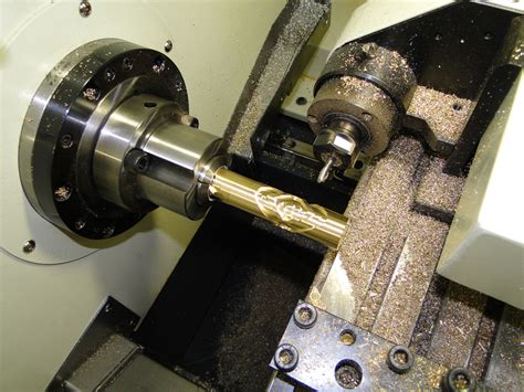 CNC C axis lathe turning center