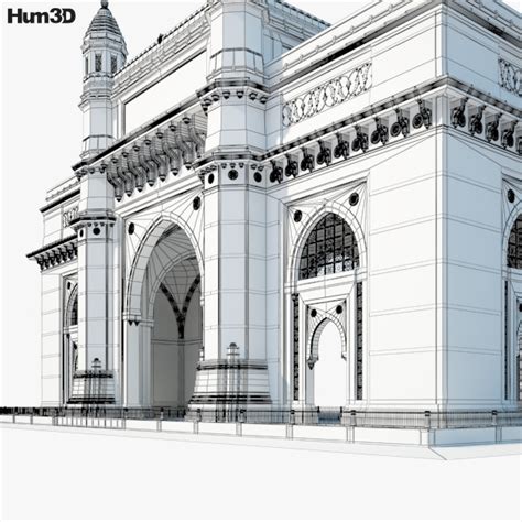 Gateway of India 3D model - Download Architecture on 3DModels.org