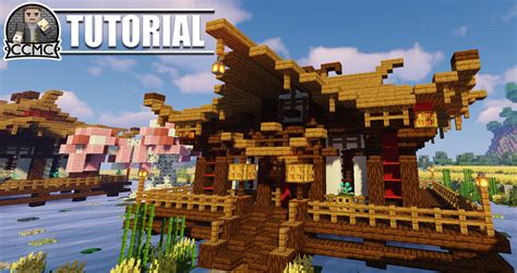 Oriental House/Temple + Schematic (Chinese/Japanese) Minecraft Map