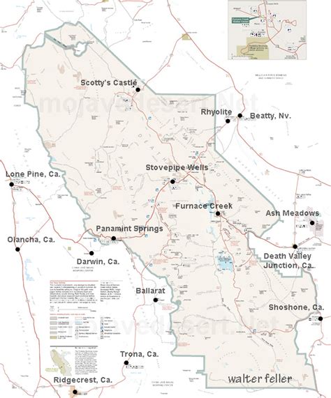 Death Valley Map